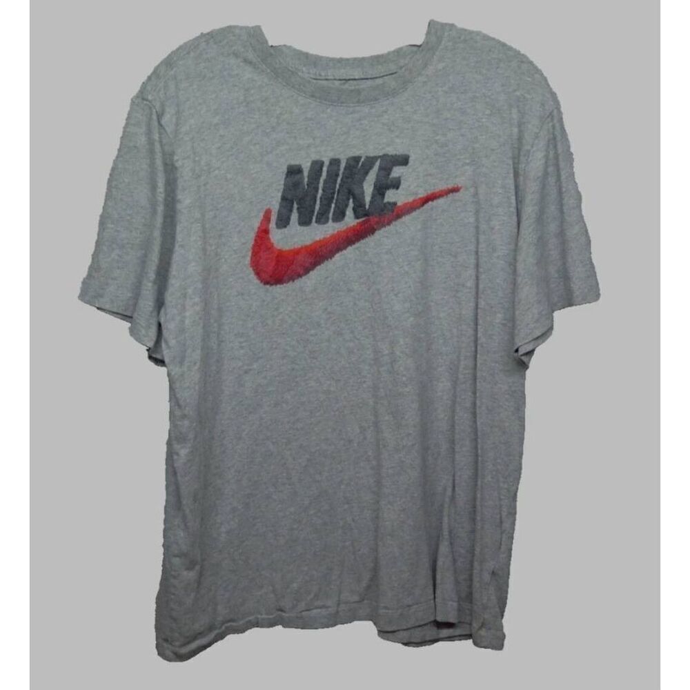 The Nike Tee Mens Gray Short Sleeve Athletic T Shirt Size 2XL (R)